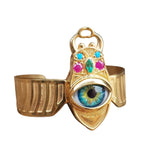 Scarab Eye Cuff Bracelet