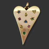 Stoned Heart Pendant