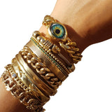 Curb Eye Bracelet