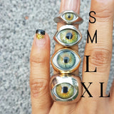 Small Signet Eye Ring