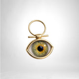 Evil Ankh Eye Gold Pendant