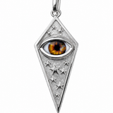 Gold Starry Eye Pendant.
