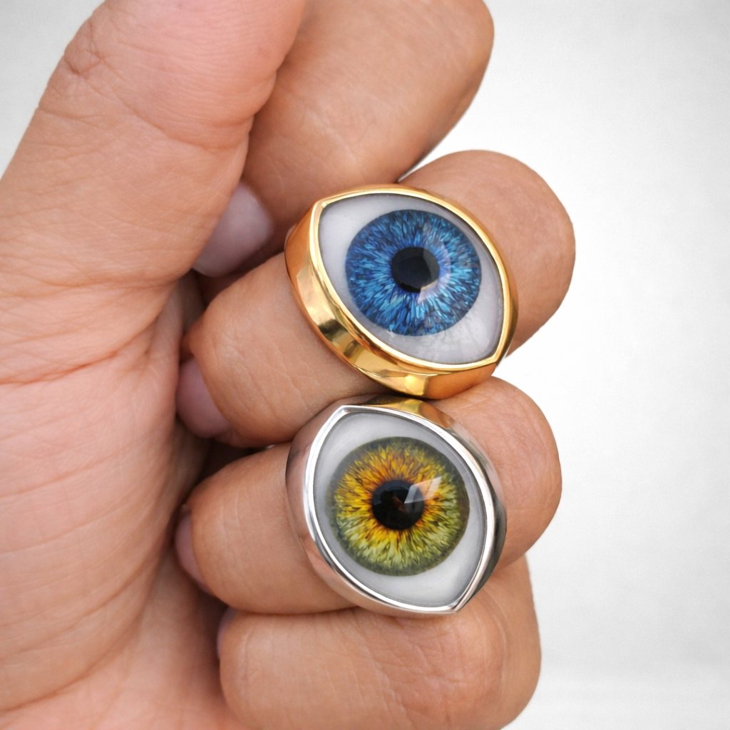 Evil Eye Large Signet Ring