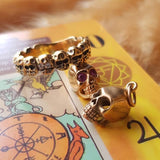 Skull -Calaverita- 18k Ring