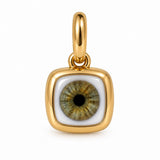 Small Square Evil Eye Pendant