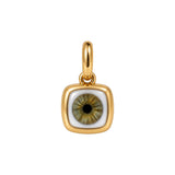 Small Square Evil Eye Pendant