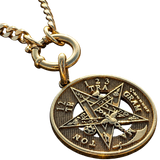 Tetragrammaton Pentagram Pendant