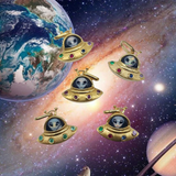 LIMITED EDITION. UFO Alien Charm