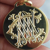 Engraved Discs 1 ONE INITIAL