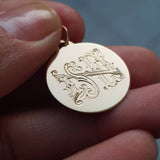 Engraved Discs 1 ONE INITIAL
