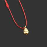 Nugget Cord Necklace 18k