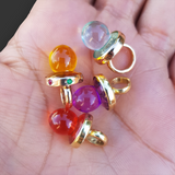 Gold Pacifier Charm