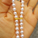 Tie Pearl Necklace