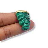 18k Gold Malachite Face Mask
