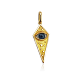 Gold Starry Eye Pendant.